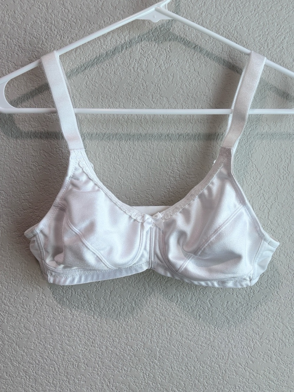 Amoena Rita Mastectomy Bra Wire-Free Wireless White Women’s Size 34A
